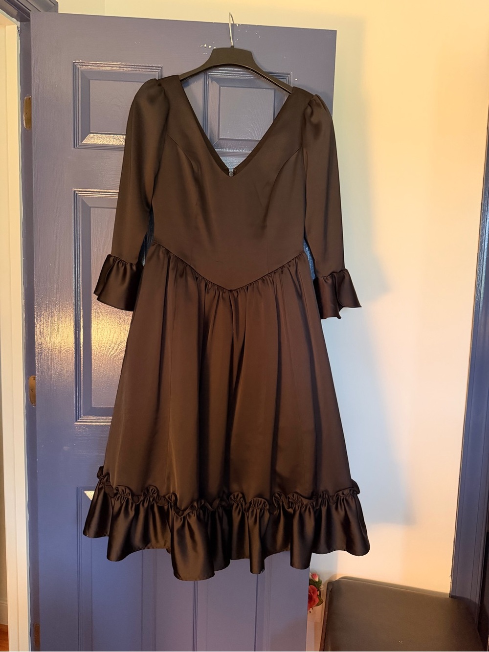 La Femme En Noir Dark Romance Dress Black L